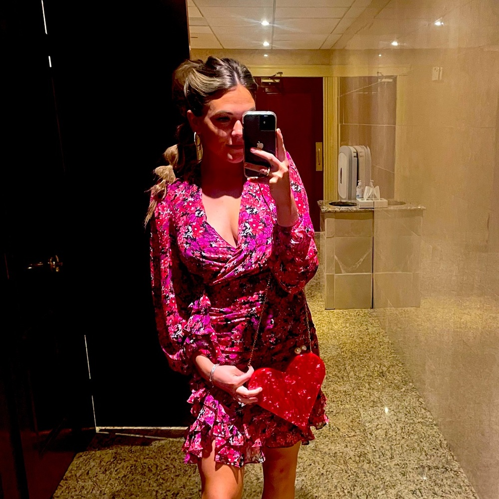 EXPRESS Long Sleeve Mini Dress